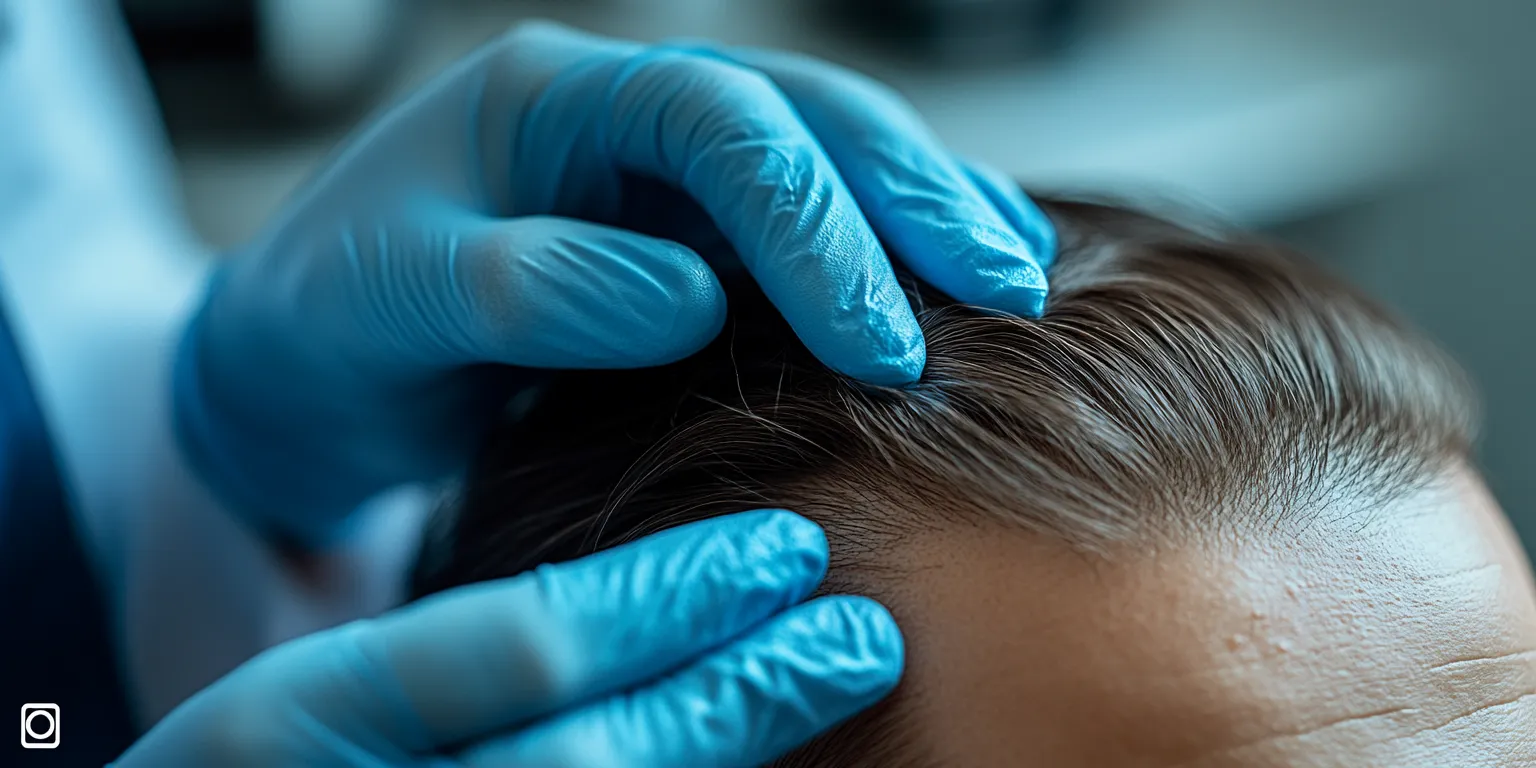 Łysienie na czubku głowy jaka fryzura?