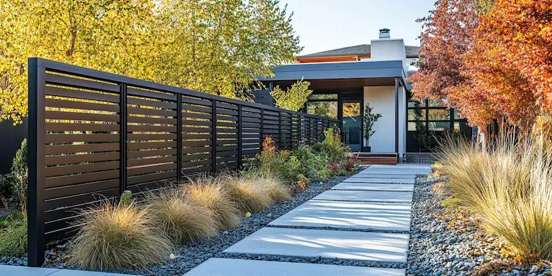 Metallzaun aus Polen