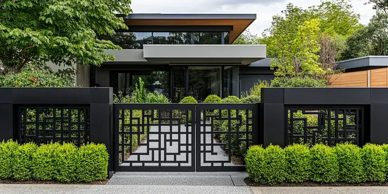 Polnische Gartenzäune