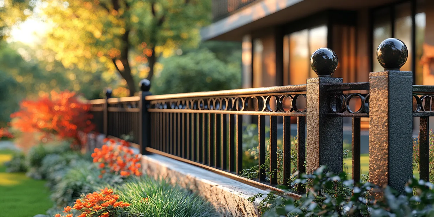 Metalzaune aus Polen